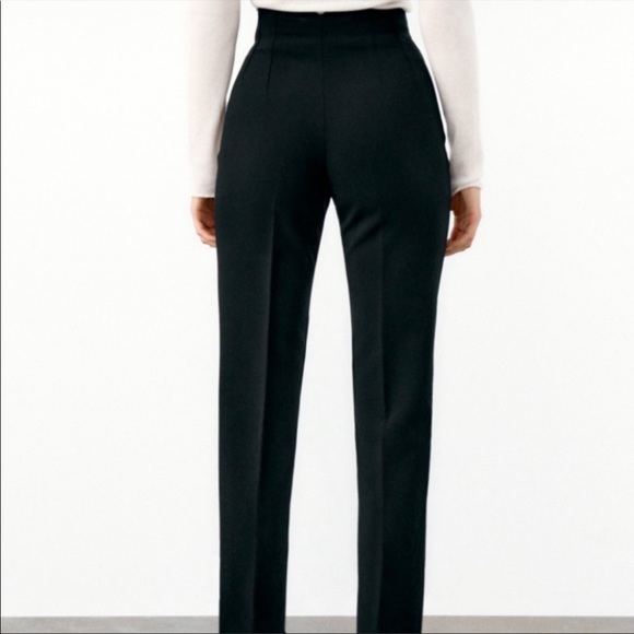 Black High Waisted Tailored Trouser Pants XS - Picture 2 of 14